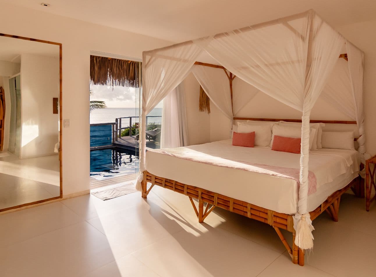 Momentos de descanso a dois no Kilombo Villas