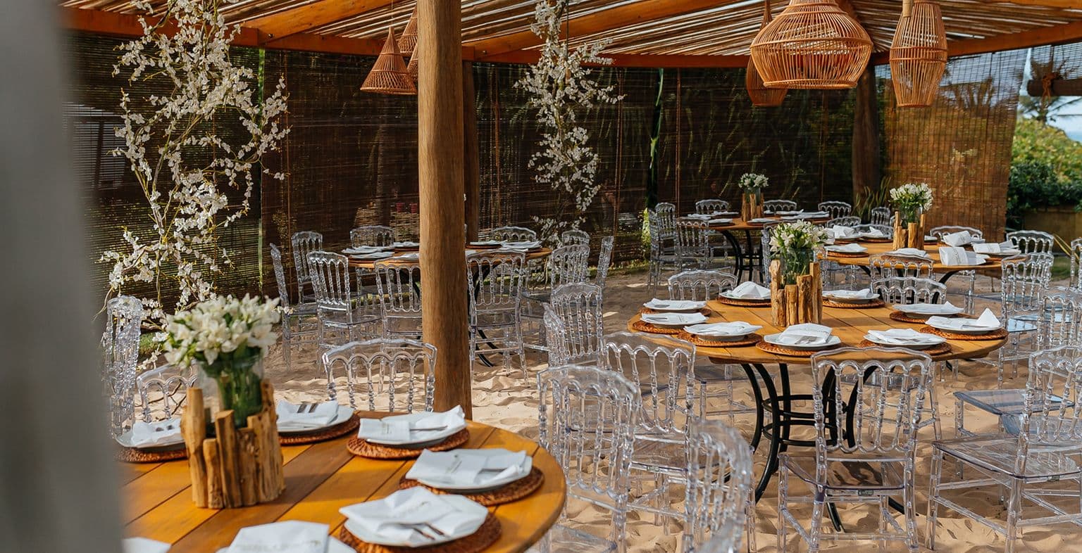 Decoração de mesa para a celebração